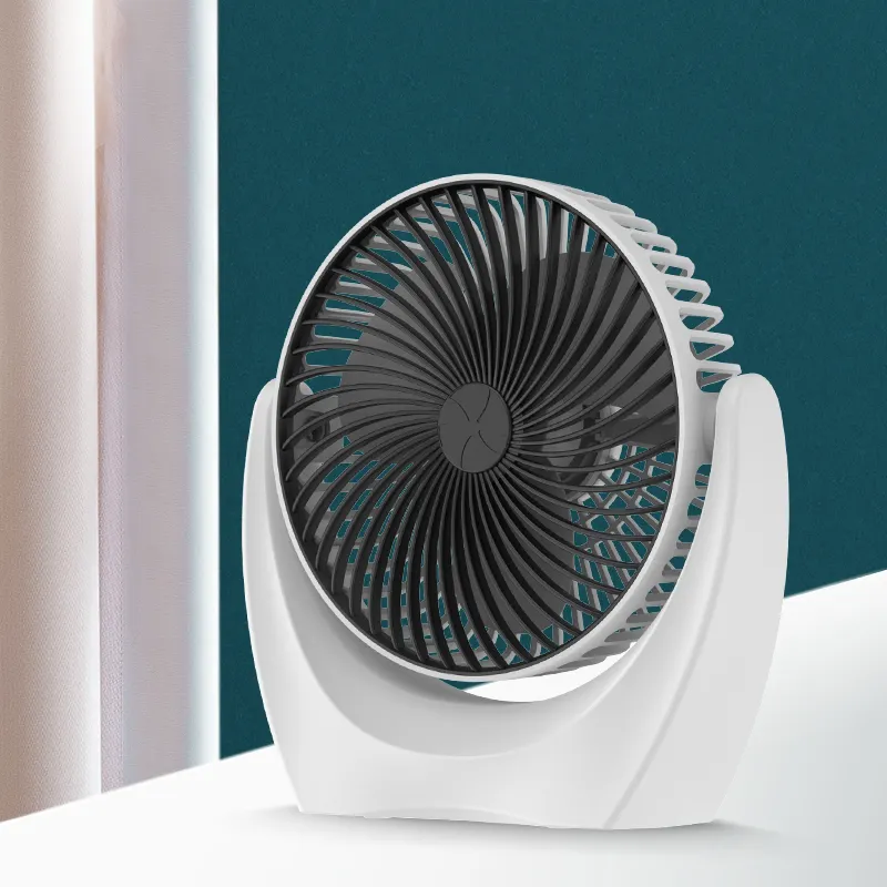 Nieuwe Groothandel Elektrische Tafel Ventilator Met Timer 6 "Inch Plastic Bureau Ventilator Met Koeling Draagbare Ventilator