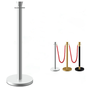 Kırmızı kadife halat kalabalık kontrolü ile altın korkuluk standı kutup payanda kuyruk bariyer <span class=keywords><strong>Led</strong></span> Stanchion