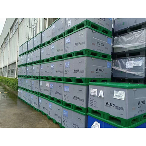 Contenedor de plástico a granel, manga de collar de paleta con divisor, plegable, caja de paleta de moldeado por soplado de doble capa - Product Image 6