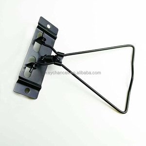 95Mm Phong Cách Đặc Biệt Tam Giác Chuột Hình Dạng Kim Loại Hộp Tập Tin Nhận Clip Cho Clipboard Gỗ Nhựa Menu Hội Đồng Quản Trị Với 12 Cuộn Dây Mùa Xuân - Product Image 2