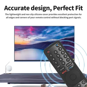 Силиконовый чехол для пульта дистанционного управления для XMRM-010 Smart TV, противоударный защитный чехол с ремешком - Product Image 5