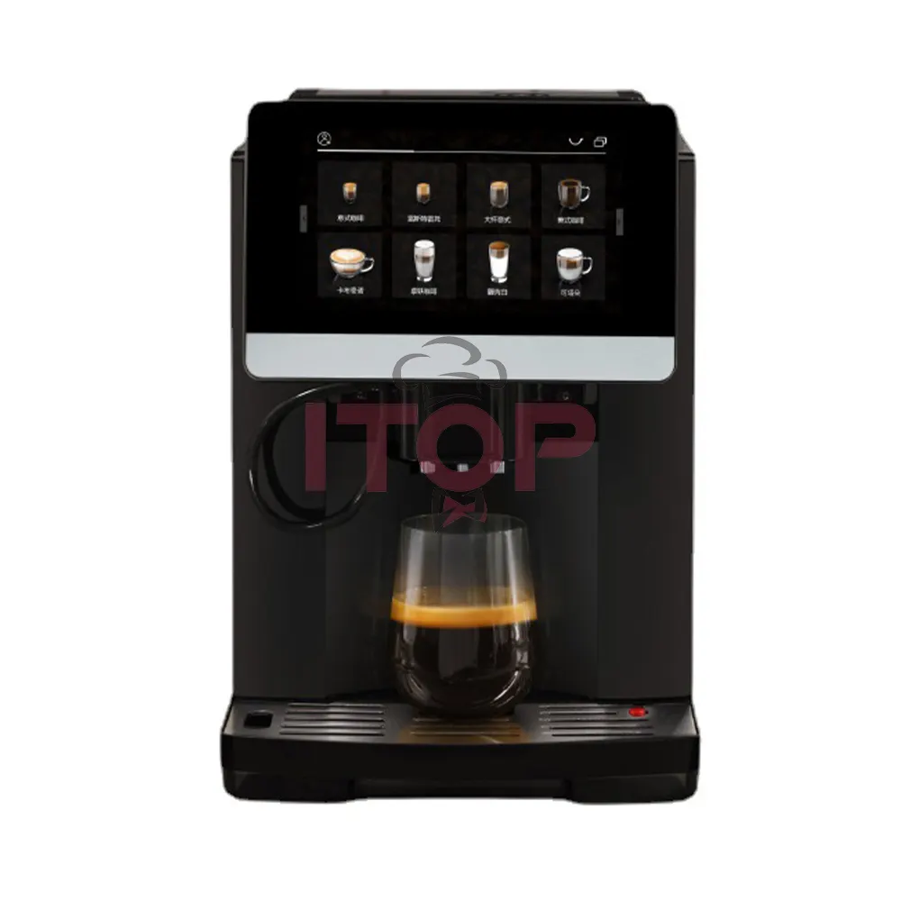 Commercio all'ingrosso Bean to Cup One Touch Cappuccino Latte Operation macchina per caffè Espresso macchina per caffè con parti intelligenti completamente automatiche