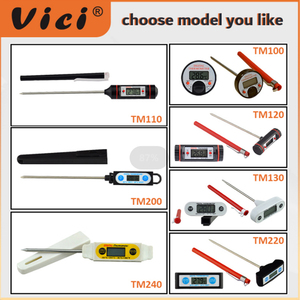 Siyah prob koruyucu kapak ile vici TM220 Pin prob dijital gıda pişirme termometresi - Product Image 6