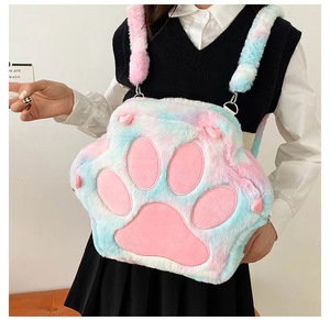 מותאם אישית בד קניות <span class=keywords><strong>bag</strong></span> customs צורה מיוחדת הדפסה קריקטורה צורה דמות אנימה צורה דפוס ראש גדול תיק