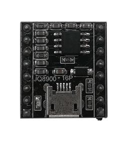 JQ8900-16P U Disk Mini lettore MP3 Audio modulo vocale scheda PCB sviluppo del circuito integrato per Arduino - Product Image 1