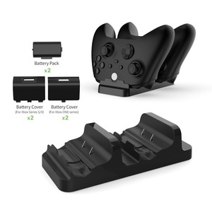 Kablosuz denetleyici çift şarj çift şarj edilebilir pil şarj kiti paketi X1 şarj tabanı Dock Xbox One Slim/one X - Product Image 1
