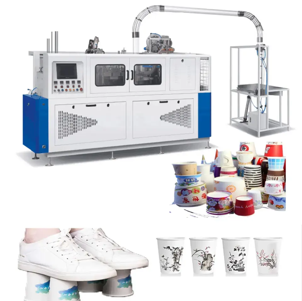 Máquina de impresión de vasos de papel en la fábrica de Wenzhou Paper_Cup_Making_Automatic_Machines