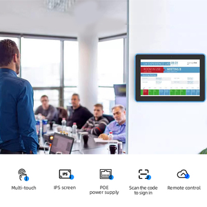 10-Inch <strong>Android</strong> 11 Tablet PC with LED Surround Lighting NFC/RFID Animation Functions for Meeting Room <strong>Display</strong> Retail Store Use - Product Image 3