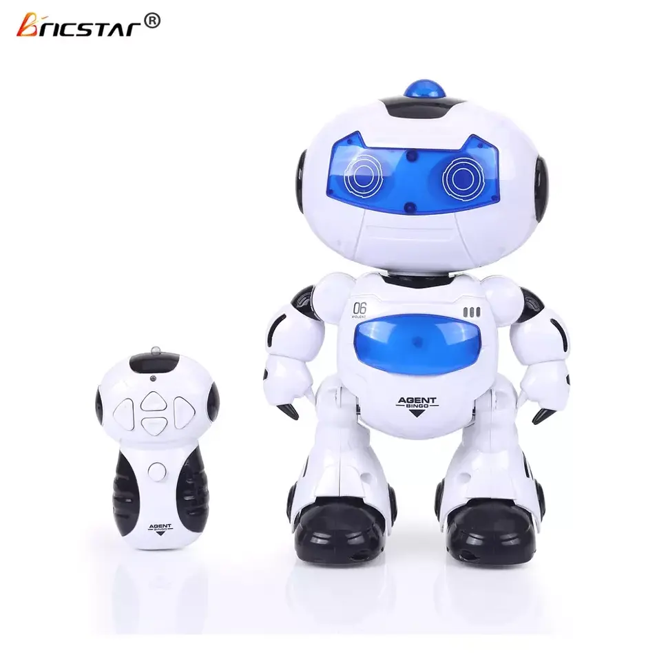 Bricstar high quality electronic robot dancing hot sale kid robot fighter suitable toy with sound and light
