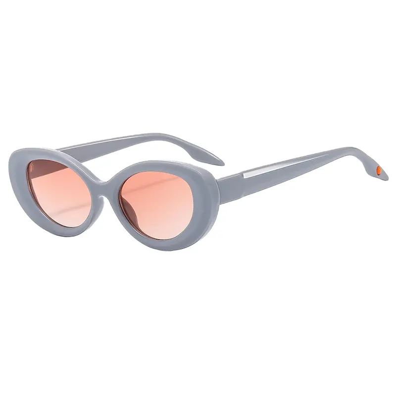 Gafas de Sol de mujer proveedor promocional OEM diseño moda PC gafas de sol de plástico 2302