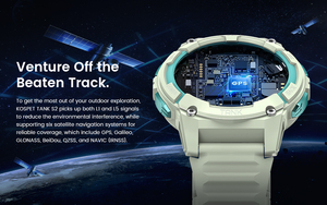 KOSPET TANK S2 Waterproof GPS Smartwatch for Women 1.32 Inch AMOLED Screen Stainless Steel Band Health Monitoring iOS <strong>Operation</strong> - Product Image 6