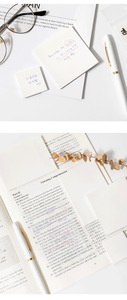 <strong>Code</strong> 7.6*7.6cm 50sheet <strong>Memo</strong> Pad Special Sticky Notes PET Waterproof Clear Transparent <strong>Memo</strong> Note Pad - Product Image 5
