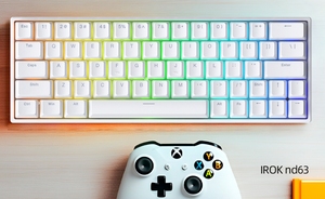IROK ND63PRO interruptor magnético de disparo rápido 60% TKL intercambio en caliente mecánico RGB programable teclado para juegos con cable para Win/Mac Gamer