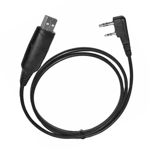 2-poliges USB 2-Wege-Funkprogrammierkabel mit CD für Kenwood TK2207 TK3207 Baofeng UV5R UV82 BF888S - Product Image 1