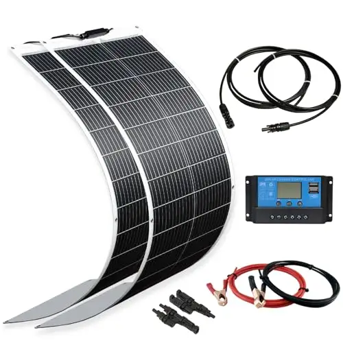 Yüksek verimli 200W Monocrystalline silikon katlanabilir GÜNEŞ PANELI RV tekne 100W-300W ETFE esnek ince Film Mono hücreleri güneş