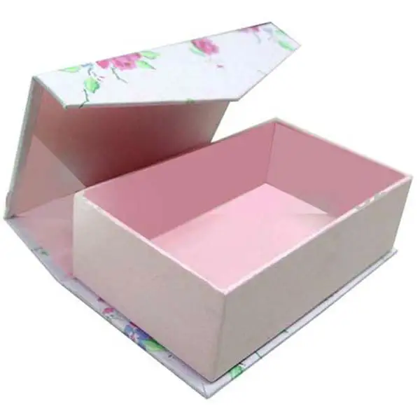 Magnet Paper Gift Box, Cardboard Gift Box with ribbon bow, art paper Gift Box packing