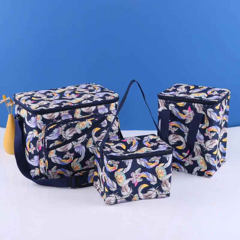 Персонализированная высококлассная Портативная сумка для ланча и пикника, сумка для пикника, изолированная сумка-холодильник для продуктов и продуктов