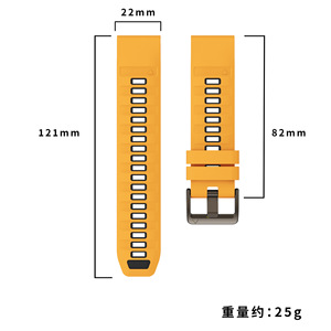 ShanHai QuickFit 22mm 26mm Silicone Strap for Garmin <strong>Fenix</strong> 8 E 7X 7 6 6X 5 5X Plus/Epix Pro Gen 2 Enduro <strong>3</strong> Bracelet Watchband - Product Image 5