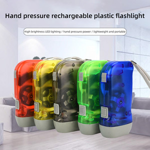 Portable 3 LED Emergency <strong>Dynamo</strong> Flashlights Mini Hand Pressure Outdoor <strong>Torch</strong> for Camping Flash Light - Product Image 4