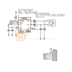 3個MAX98357オーディオパワーアンプモジュールI2SクラスDフィルターレスオーディオアンプボードArduino、Raspberry Pi、ESP32用 - Product Image 3