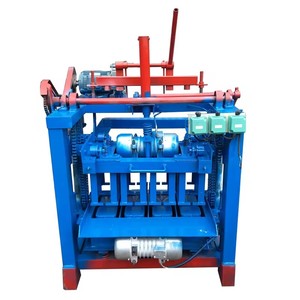 Motor diésel eléctrico 4-35 máquina de bloques huecos de cemento de hormigón fijo pavimentadora máquina de fabricación de ladrillos máquina de corte de ladrillos - Product Image 4