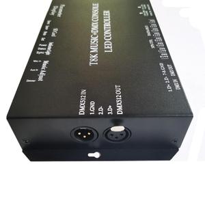 DMX512 Programmier barer digitaler LED-Licht regler DMX-Konsole T8k 8-Kanal-LED-Musikcontroller