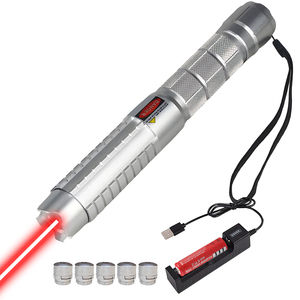 Laser Line Pointer Laserpointer mit Schlüsseln Grüner Laserpointer mit 5 Muster köpfen - Product Image 1