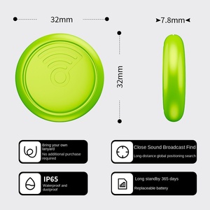 High-Tech Waterproof IP67 GPS Pet Tracker Apple Cross-Border Anti-Lost Smart <strong>Device</strong> Locator <strong>Android</strong> <strong>IOS</strong> Compatibility Plastic - Product Image 2