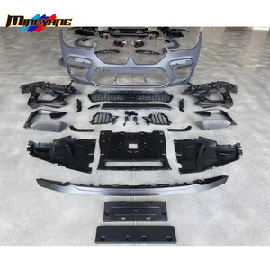 PPプラスチックX6MF96フェイスリフトコンバーションカーバンパーボディキット (BMW NEW X6 G062020用) X6Mボディキットに変換