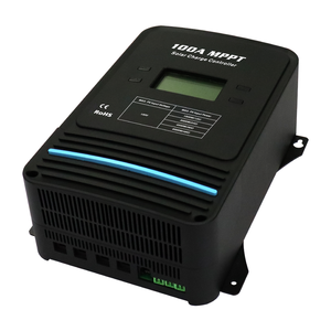 Контроллер солнечной батареи 12v 24v 48v 60A 80A 100A 120A с ЖК-дисплеем, контроллер системы солнечной энергии PWM Mppt Контроллер заряда - Product Image 3