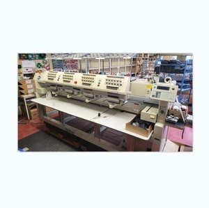 Original <strong>Condition</strong> Used <strong>Computer</strong> <strong>Controlled</strong> 4 Heads 15 Needles Embroidery Machine Embroidering Pattern Machine Ready to Ship - Product Image 1