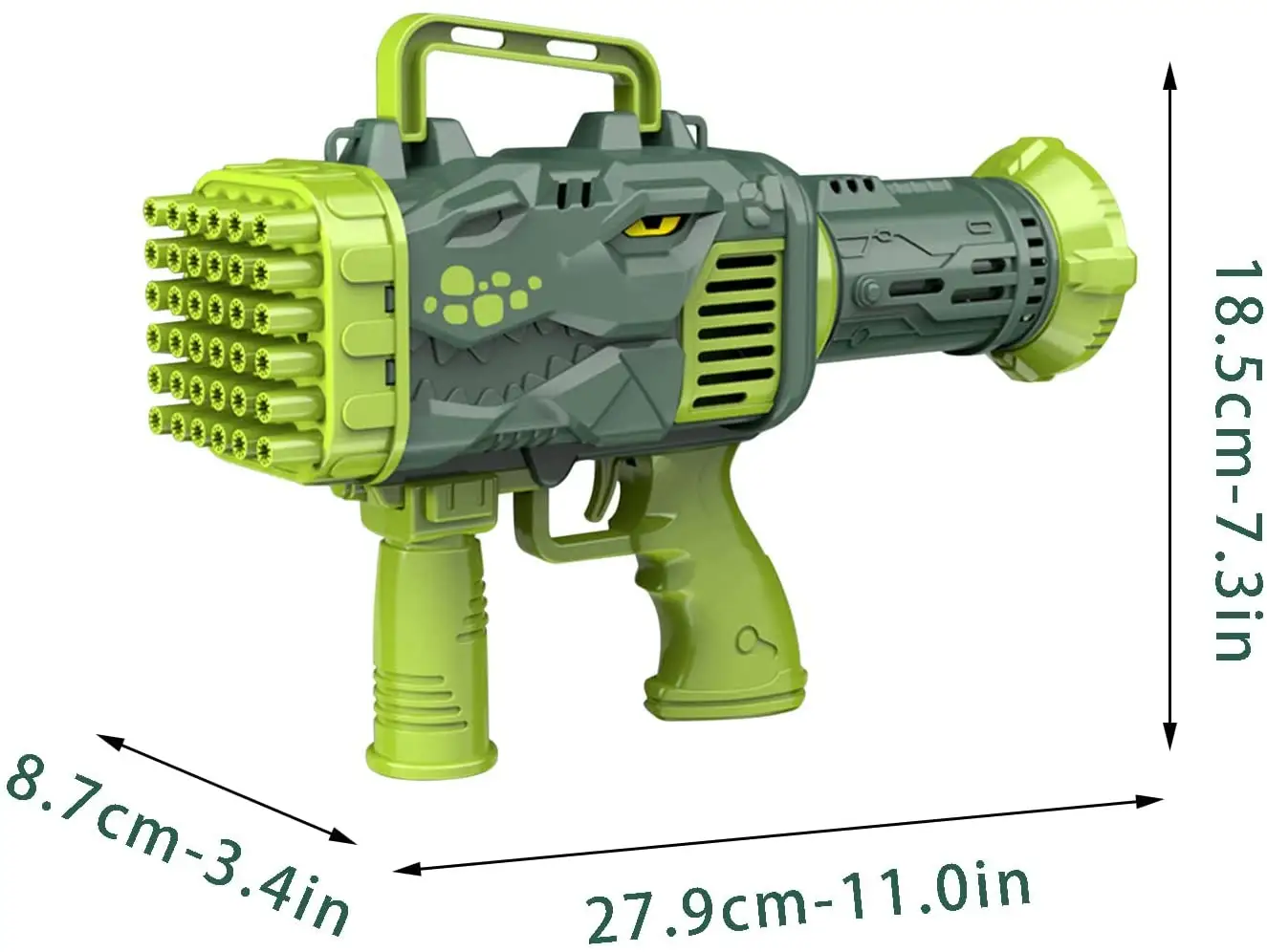 Dinosaur Bubble Machine Gun 32 Holes automatic Bubble Machine gun toy Funny Electric toys