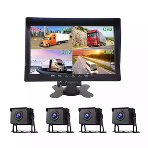7-Zoll-AHD-Display 4 Kameras 24V HD Nachtsicht Special Panorama-Fahr rekorder Video mit Dash Cam-Funktion umkehren - Product Image 1