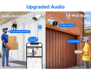 Kit de cámara de seguridad POE, sistema de cámara IP de alta calidad, 4K, 8MP, 8CH, 16CH, H.265, 8 MP, cámara de seguridad IP para exteriores, CMOS - Product Image 4