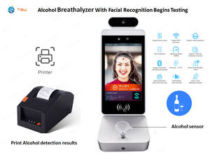 Japan Alcohol Tester With Face Recognition Temperature Scanner Measurement - Product Image 2