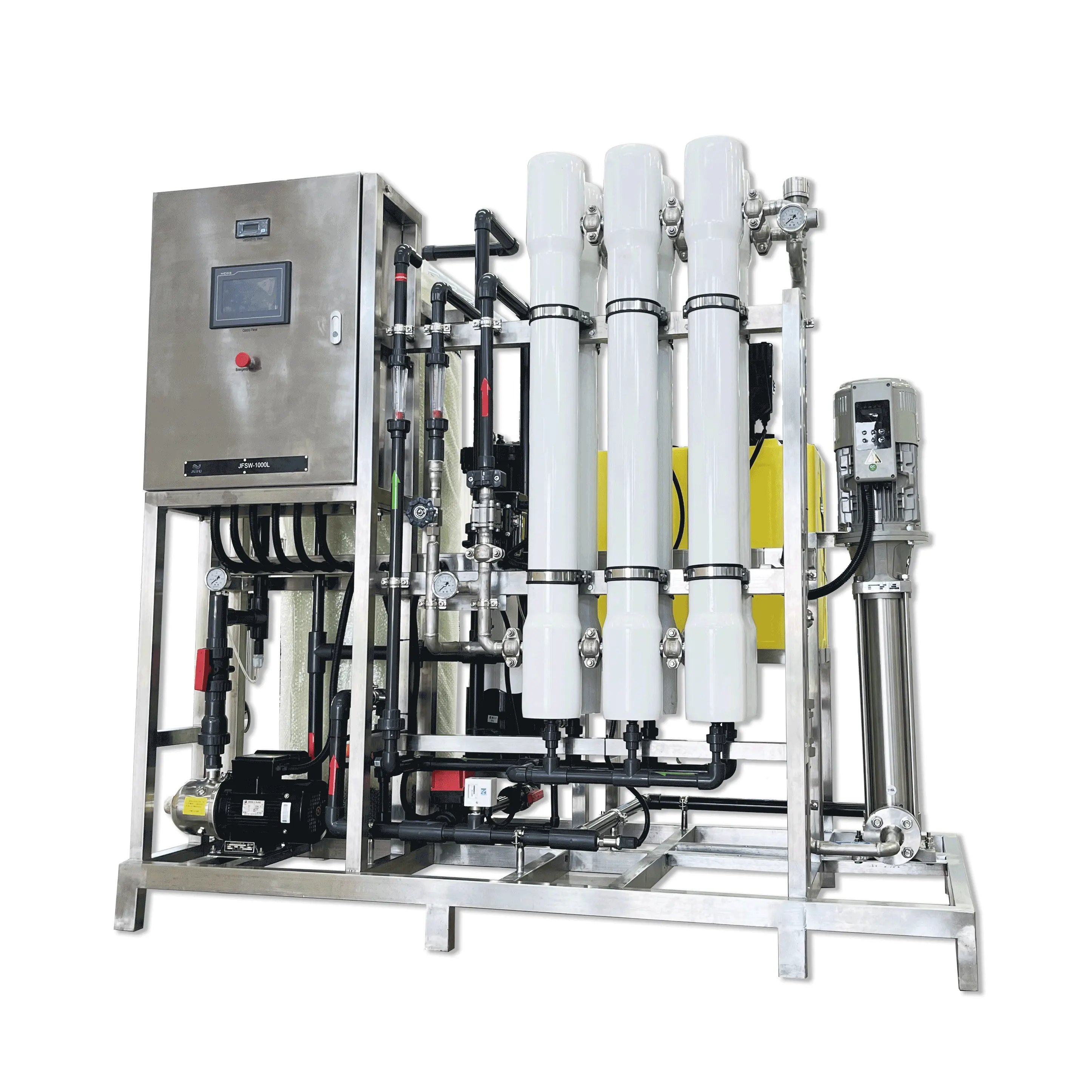 Sistema de tratamiento de agua de mar 1000L Osmosis Inversa Sistema de filtro de agua Filtro de agua