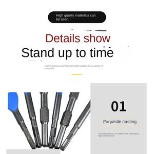 Baja Musim Semi pahat dengan segi enam pegangan persegi dua lubang dan slot pemetik listrik dibuat di daratan Tiongkok - Product Image 2