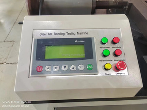 Máquina de prueba mecánica automática de la curva de la barra de acero del control del PLC - Product Image 2