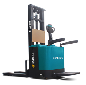 Set Down Fully Electric Pallet <strong>Stacker</strong> <strong>2</strong> Ton Forklift Lifting Pallet Lifter <strong>Stacker</strong> 2000 kg with Tilt - Product Image 3