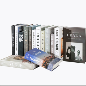 Buku Hias Simulasi Kustom untuk Dekorasi Ruang Tamu Rumah, Buku Palsu Sampul Keras untuk Dekorasi - Product Image 3