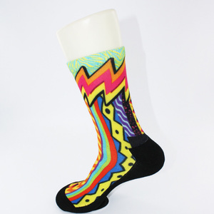 Custom 360 Degree Digital Printed Sublimation Seamless Polyester <strong>Socks</strong> - Product Image 2