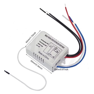 Wireless Remote Control Light Switch 220V Receiver Transmitter <strong>ON</strong>/OFF Digital FD201/FD202/FD103 1/2/3 <strong>Way</strong> - Product Image 1