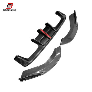 リアルカーボンファイバーBMW G80 M3 G83 M4 G82 2021 2022 AEスタイル高品質リアリップディフューザー車部品 - Product Image 3