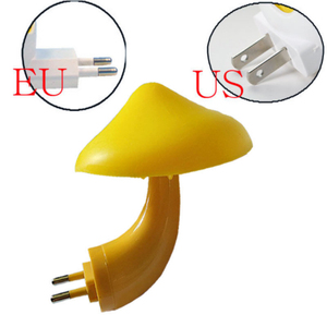 Boyid <strong>Led</strong> Cute Night Light - Bug &amp; Mushroom <strong>Design</strong>, Plug-in &amp; Light-controlled Small Night <strong>Lamp</strong>. - Product Image 1