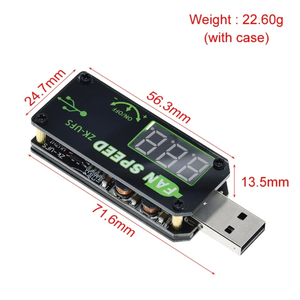 5V 5W USB-Lüfter regler Timer LED-Dimm modul Spannungs einstellbarer Geschwindigkeit regler für Studenten wohnheim im Büro auto