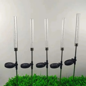 七彩变光气泡地面发光二极管景观照明亚克力太阳能桩灯 - Product Image 6