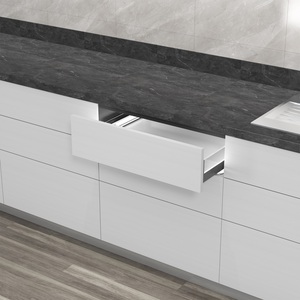 Garis Mini Box Systeem Zijplaat 13Mm Slanke Doos Zacht Dicht Verborgen Lade Glijbaan Met Transparante Glazen - Product Image 4