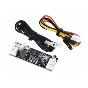 12V DC PWM温度ファンコントローラモジュールシングル2-3ワイヤファンスピードコントローラコンピュータPWMファンコントローラ - Product Image 1