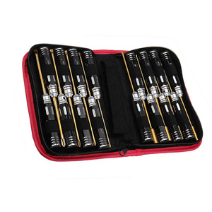 MEOA Wltoys RC araba 16 adet seti oluklu çapraz altıgen soket RC araç ve gemi modeli aracı alüminyum alaşım tornavida - Product Image 4