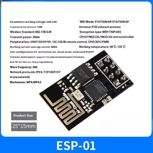 <strong>ESP8266</strong> ESP01/01S Wireless <strong>WIFI</strong> <strong>Module</strong> Electronic Components for Downloader Burner &amp; Debugging with ESP LINK - Product Image 4